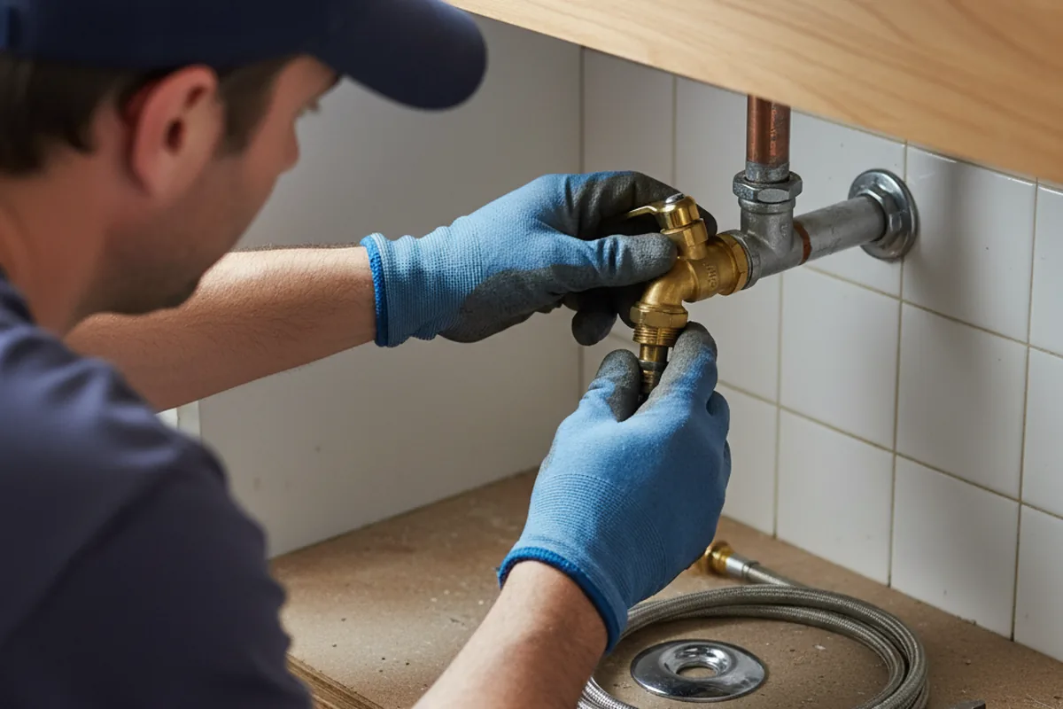 Shutoff valve and fitting work during Emergency Plumbing in Southport